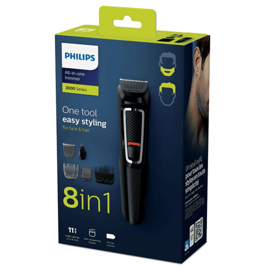 AFEITADORA MULTIFUNCION 8 EN 1 S3000 PHILIPS MG3730/15 - Imagen 5