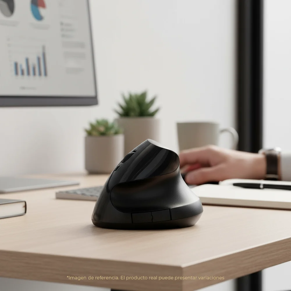 Mouse Ergonómico Vertical Basik Tech BSK-VERT-A USB - Imagen 7